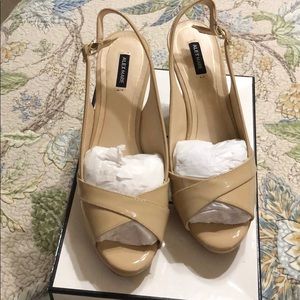 Nude Patton Leather Heels Size 9